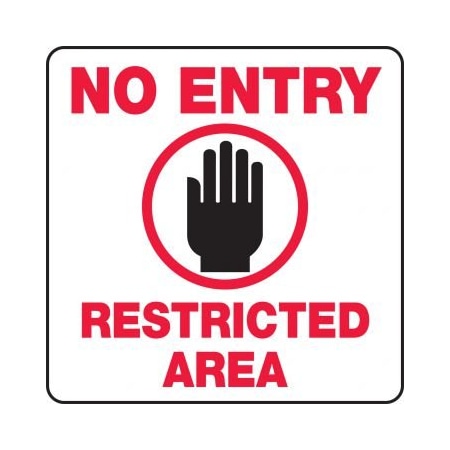 Accuform SIGN HOLDER LABELS NO ENTRY PFC640 PFC640